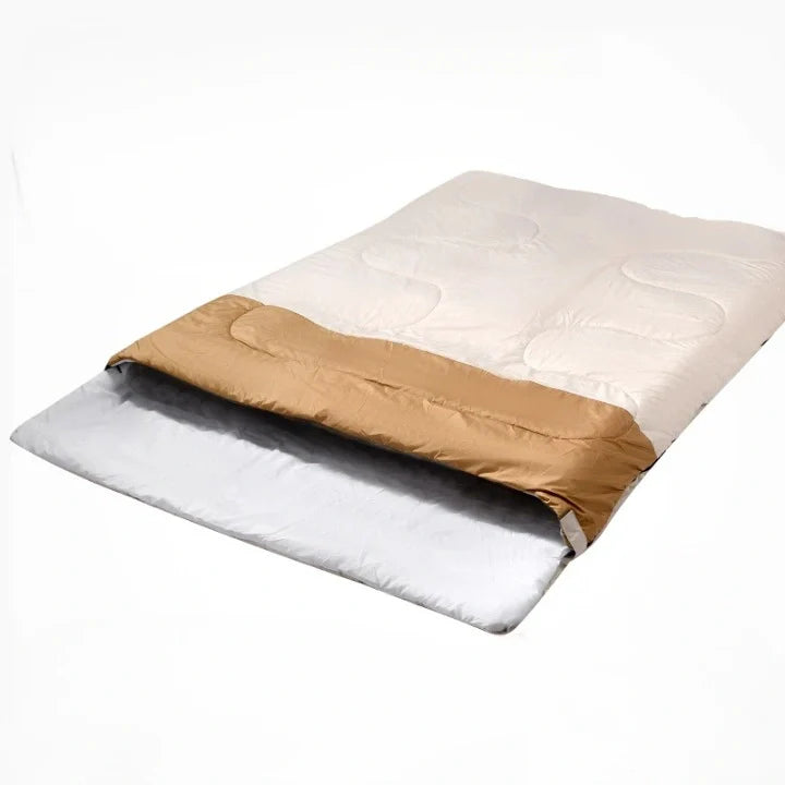 Equipaje Montaña - Saco de dormir para 2 personas cálido y grueso de usos múltiples