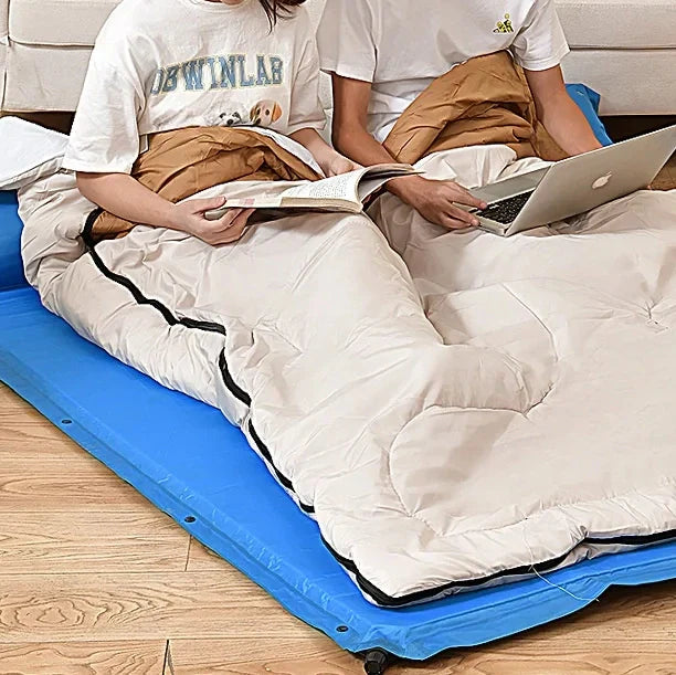 Equipaje Montaña - Saco de dormir para 2 personas cálido y grueso de usos múltiples