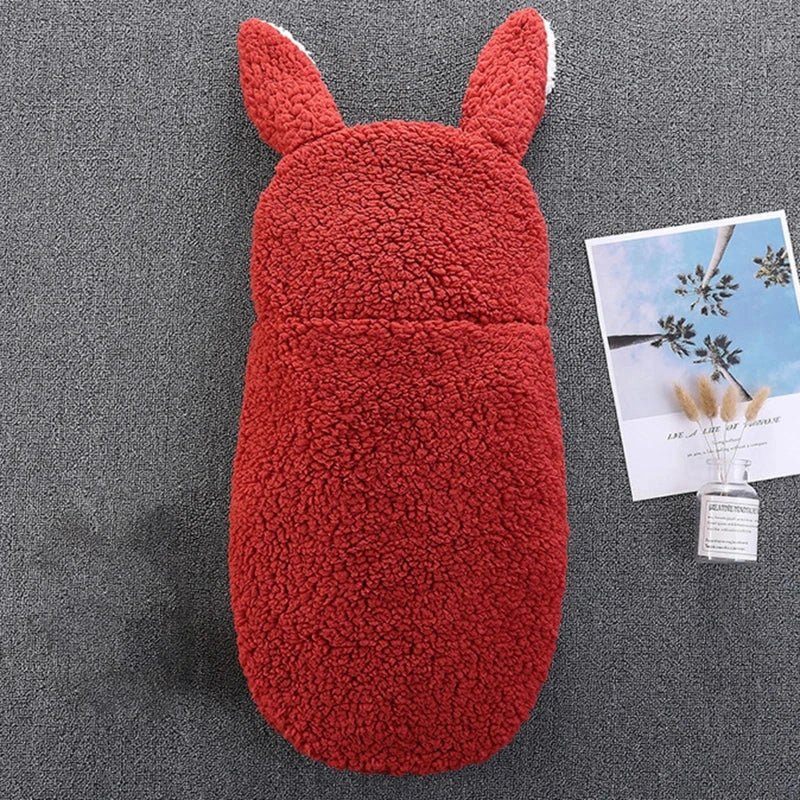 Equipaje Montaña - Saco de dormir para bebé de algodón con orejas de conejo