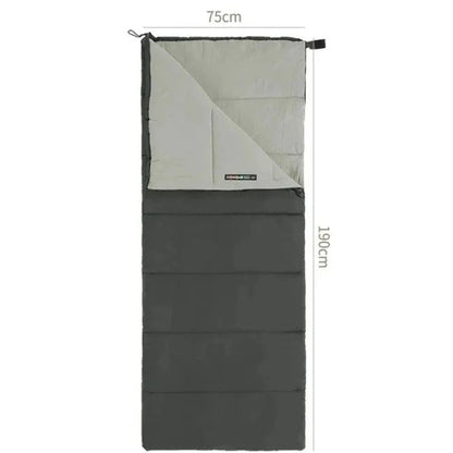 Equipaje Montaña - Saco de dormir para camping 3 estaciones ultraligero e impermeable