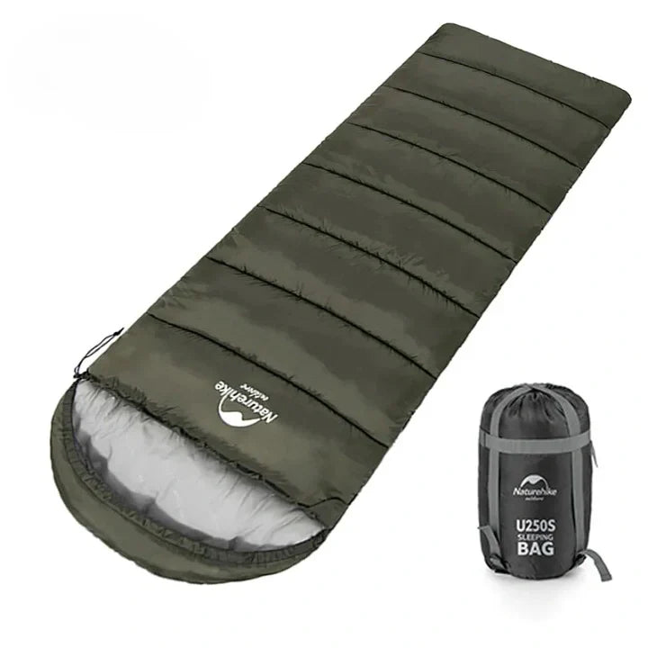 Equipaje Montaña - Saco de dormir para frío extremo plegable e impermeable de algodón