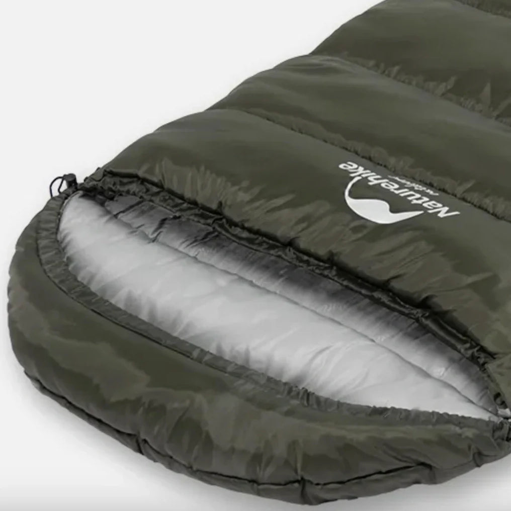 Equipaje Montaña - Saco de dormir para frío extremo plegable e impermeable de algodón