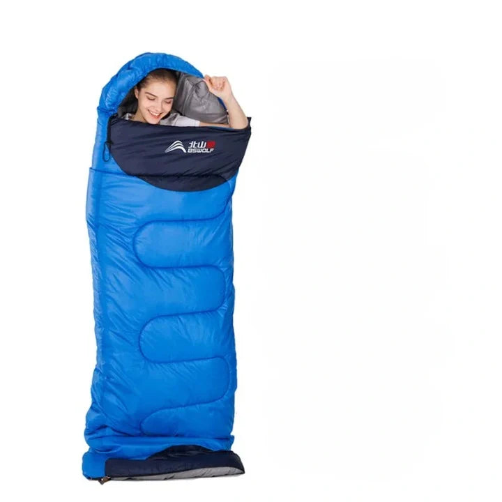Equipaje Montaña - Saco de dormir para frío extremo, portátil e impermeable de algodón