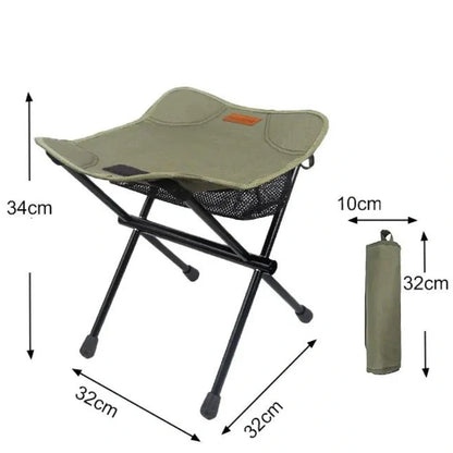 Equipaje Montaña - Silla de camping plegable con bolsa de almacenamiento