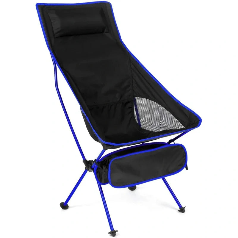 Equipaje Montaña - Silla de camping plegable ultra resistente con cojín integrado