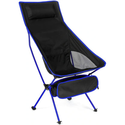 Equipaje Montaña - Silla de camping plegable ultra resistente con cojín integrado
