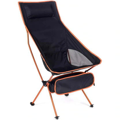 Equipaje Montaña - Silla de camping plegable ultra resistente con cojín integrado
