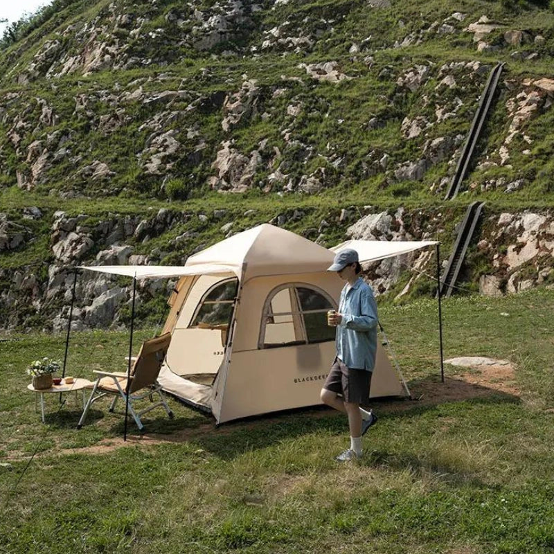 Equipaje Montaña - Tienda de campaña automática para 3-4 personas con techo panorámico
