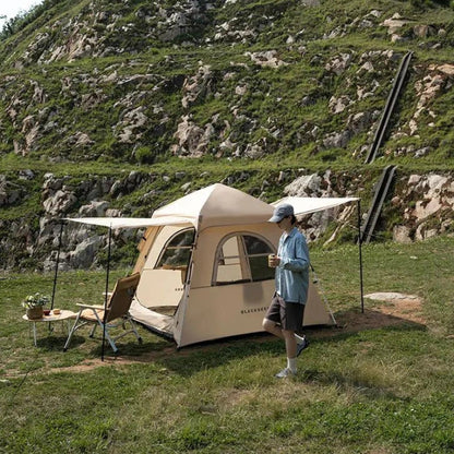 Equipaje Montaña - Tienda de campaña automática para 3-4 personas con techo panorámico