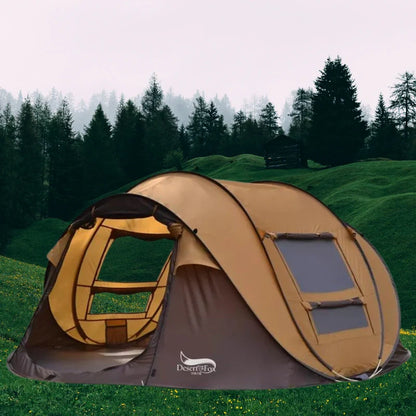 Equipaje Montaña - Tienda de campaña para 3/4 personas con apertura automática
