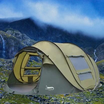 Equipaje Montaña - Tienda de campaña para 3/4 personas con apertura automática