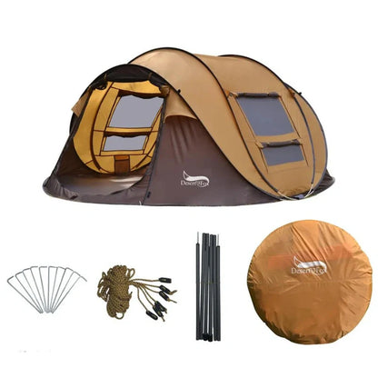 Equipaje Montaña - Tienda de campaña para 3/4 personas con apertura automática