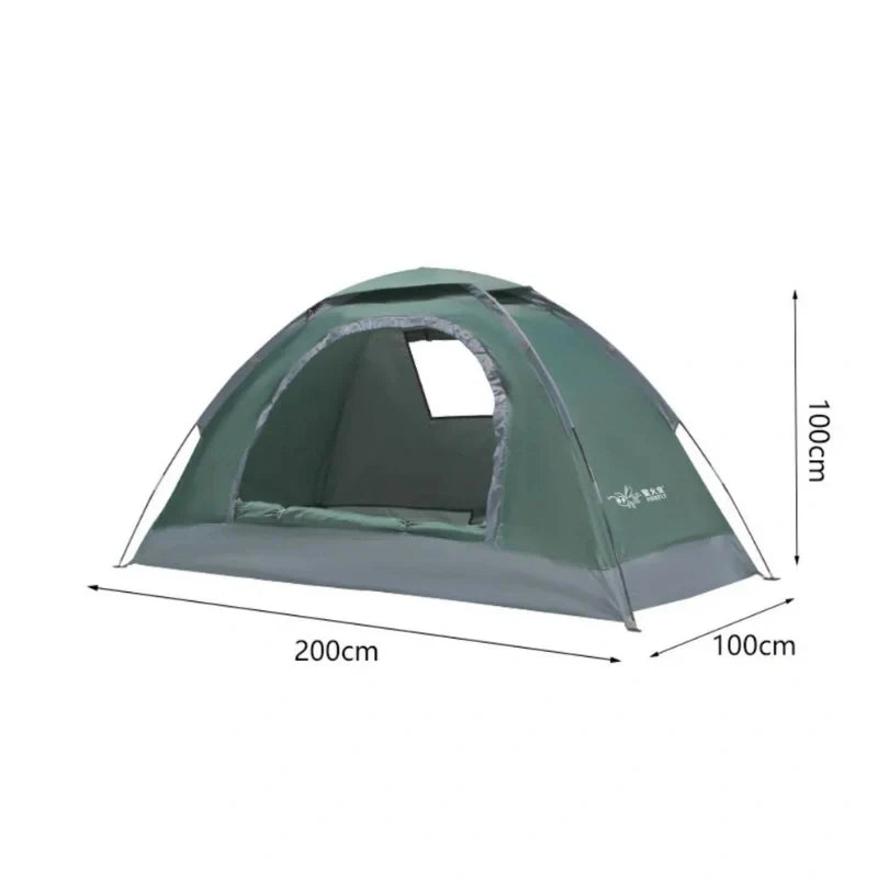 Equipaje Montaña - Tienda de campaña para senderismo de 1 plaza con ventana lateral
