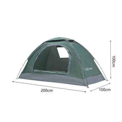 Equipaje Montaña - Tienda de campaña para senderismo de 1 plaza con ventana lateral