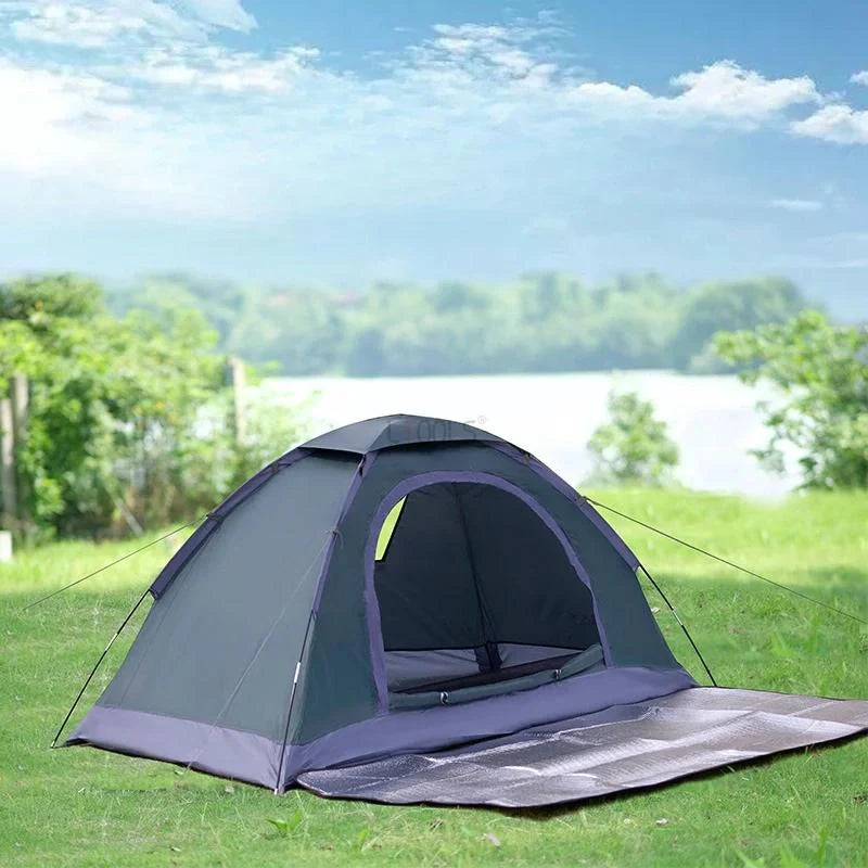 Equipaje Montaña - Tienda de campaña para senderismo de 1 plaza con ventana lateral