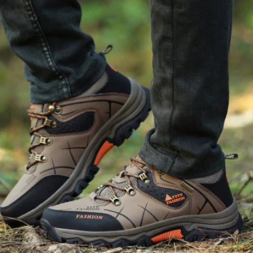 Equipaje Montaña - Zapatillas de montaña bajas de cuero