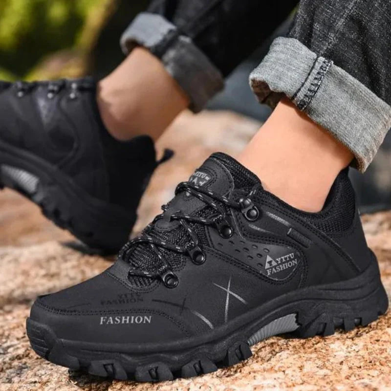 Equipaje Montaña - Zapatillas de montaña bajas de cuero