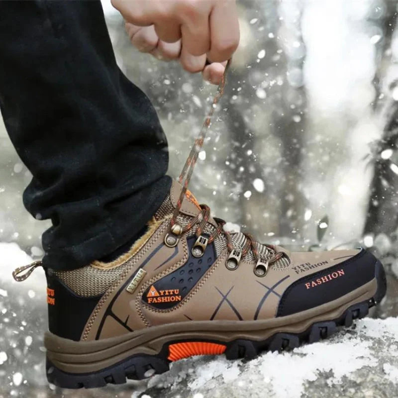 Equipaje Montaña - Zapatillas de montaña bajas de cuero