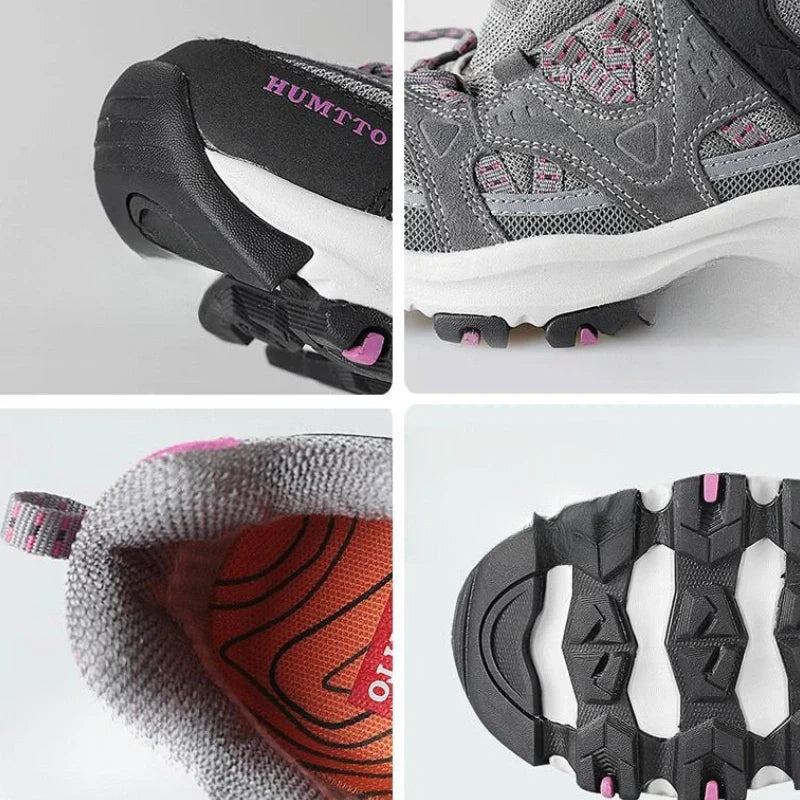 Equipaje Montaña - Zapatillas de senderismo bajas para mujer impermeables