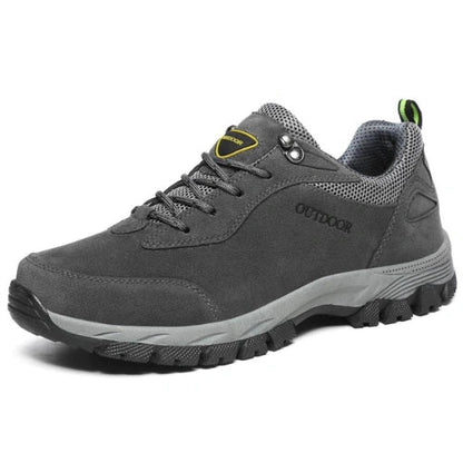 Equipaje Montaña - Zapatillas de senderismo de cuero gamuzado para hombre