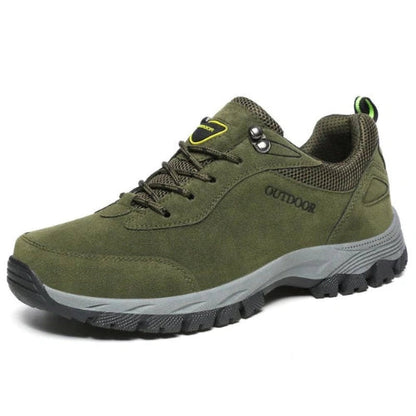 Equipaje Montaña - Zapatillas de senderismo de cuero gamuzado para hombre